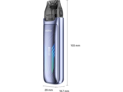 VOOPOO VMATE MAX Pod elektronická cigareta 1200mAh Ruby Red