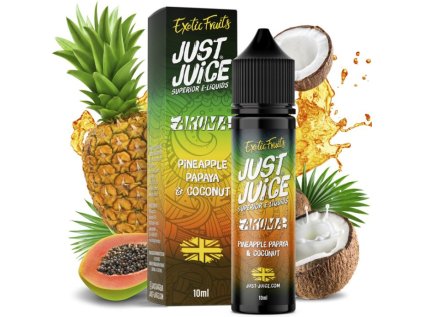 Příchuť Just Juice S&V 10ml Pineapple, Papaya & Coconut