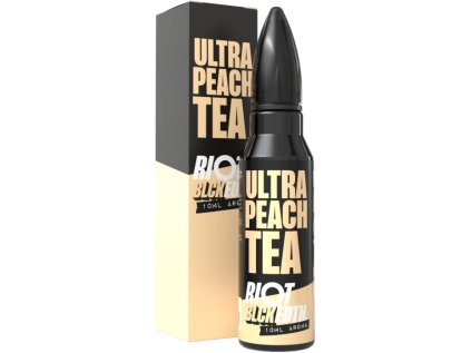 Příchuť Riot Squad BLCK EDTN S&V 10ml Ultra Peach Tea (Ledový broskvový čaj)