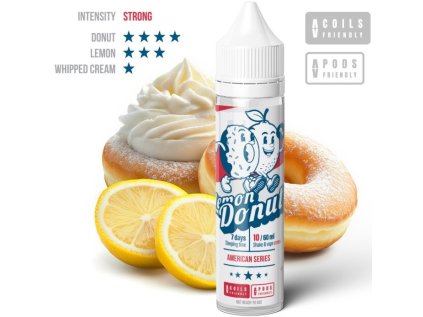 Příchuť Adam´s Vape Shake and Vape 10ml Lemon Donut