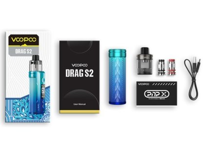VOOPOO Drag S2 Mod Pod 60W grip 2500mAh Galaxy Blue