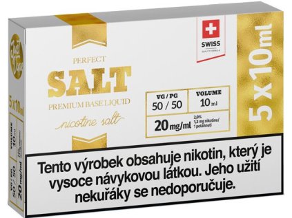 Booster JustVape MTL Salt (50VG/50PG) 5x10ml - 20mg