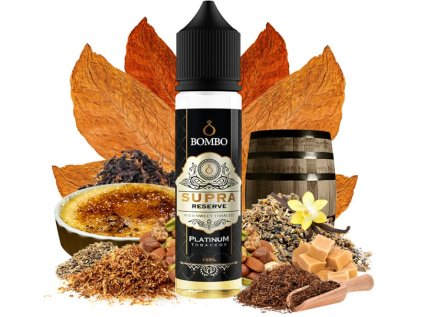 Příchuť Bombo Platinum Tobaccos S&V 15ml Supra Reserve (Sladký tabák s karamelem)