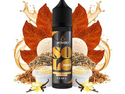 Příchuť Bombo Solo Juice S&V 15ml Vanilla Custard Tobacco (Tabák s vanilkovým custardem)