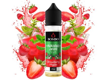 Příchuť Bombo Wailani Juice S&V 15ml Strawberry Mojito (Jahodové mojito)