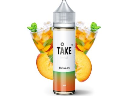 Příchuť ProVape Take Mist S&V 10ml: Peach Mojito (Broskvové mojito)