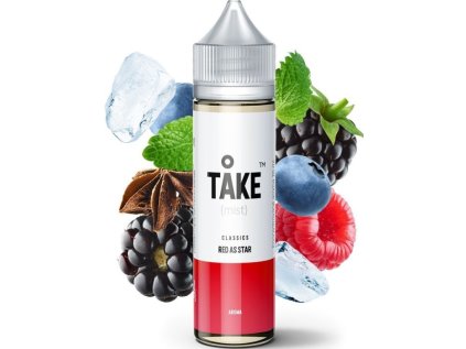 Příchuť ProVape Take Mist S&V 10ml: Red As Star (Bobulovitý mix s anýzem)