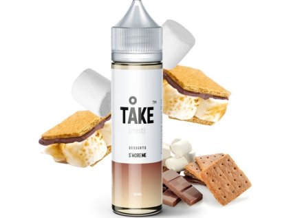 Příchuť ProVape Take Mist S&V 10ml: S'More Me (Grahamové sušenky s marshmallow a čokoládou)