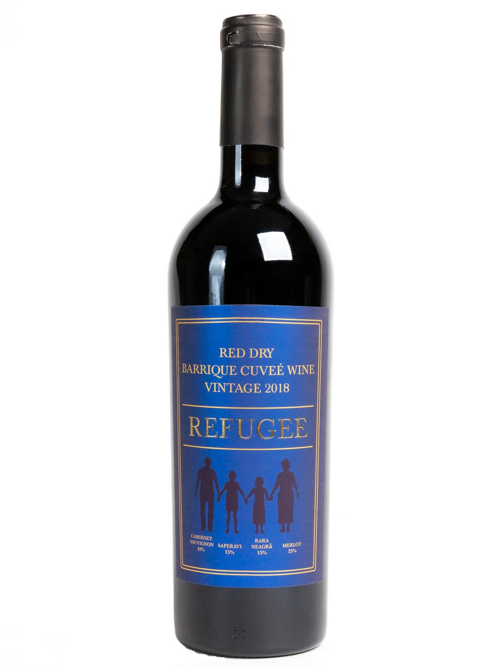 169 refugee red dry barrique cuvee wine vintage 2018