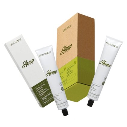 Selective Professional HEMP WATERLESS KIT 100% vegan - koncentrovaný šampon 100 ml + koncentrovaný kondicionér 100 ml