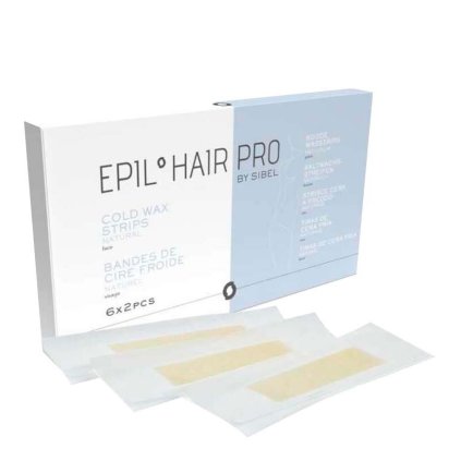 Epil Hair Pro depilační pásky na obličej 12 ks