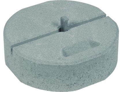 Concrete base C45/55 17 kg f. wedge mount. D337mm H90mm f.air-term. rod D16mm -KIT-