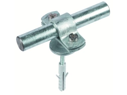 Rod holder with cover plate for Rd 16mm St-ZDC with mounting mat.