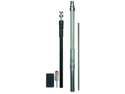 HVI Conductor D 23mm Cu w. support. tube L 3200mm a. air-term. rod L 1000mm -KIT-