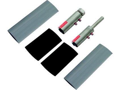 Connection kit with mounting material for HVI long Conductor D 23mm grey