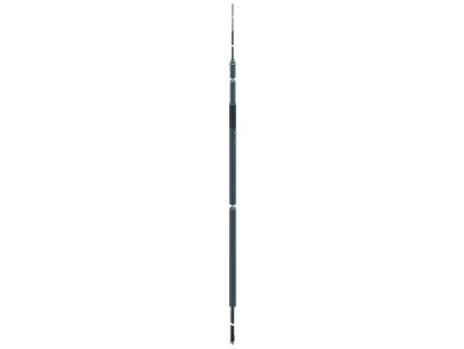 Air-term. mast L 11.0m m. HVI power Cond. D 27mm Cu L min. 10.0m black -KIT-
