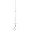 Telesc. lightn. prot. mast 8000mm above ground St/tZn-Al, screw-in found. -SET-