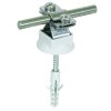 Conductor holder StSt f. Rd 8-10mm with cover plate and fixing material