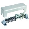 Equipotential bonding bar with cover 7x 2.5-25mm² 2x16-95mm² 1x Fl 30x4mm
