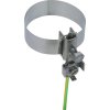 Earthing pipe clamp D 27-168mm with connection clamp 2 x 4-25mm² StSt