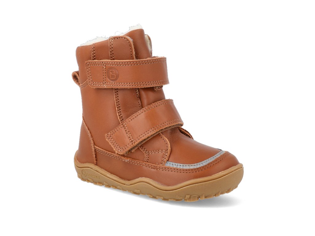 BN12708W910 barefoot zimni obuv s membranou blifestyle pekari bio tex wool haselnuss hneda 1