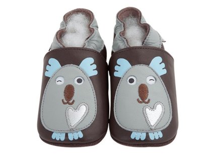 2526 1 chaussons cuir koala front