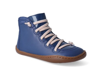 barefoot kotnikova obuv camper peu cami supersoft planet blue 2