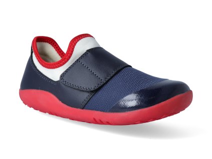 barefoot tenisky bobux dimension ii navy red 2