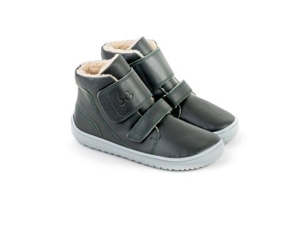 detske zimne barefoot topanky be lenka panda charcoal black 24847 size large v 1