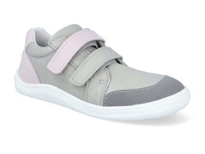 FEBO GO GREY PINK barefoot tenisky baby bare febo go grey pink 1