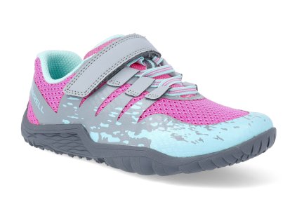 MK165245 minimalisticke tenisky merrell trail glove 5 grey pink turquoise j 1