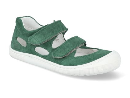 07M018.301 300 barefoot sandalky koel4kids dalila suede green 1
