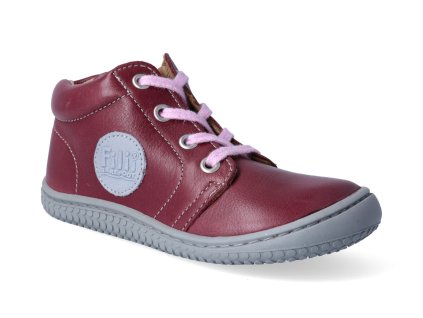 kotnikova obuv filii barefoot gecko laces nappa berry m 2