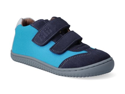 filii barefoot leguan velcro velours textile ocean turquois w 2