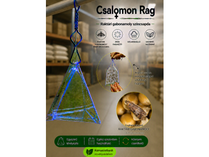 Raktári gabonamoly rag infóval