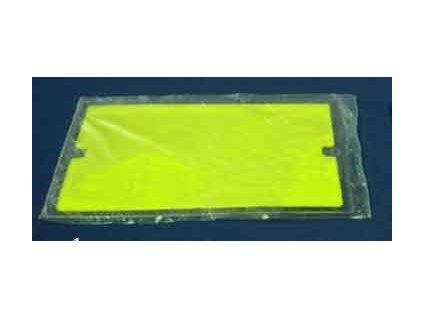 pótragacslap 16x10 cm; zöldessárga; SZz hez; (1 pár)