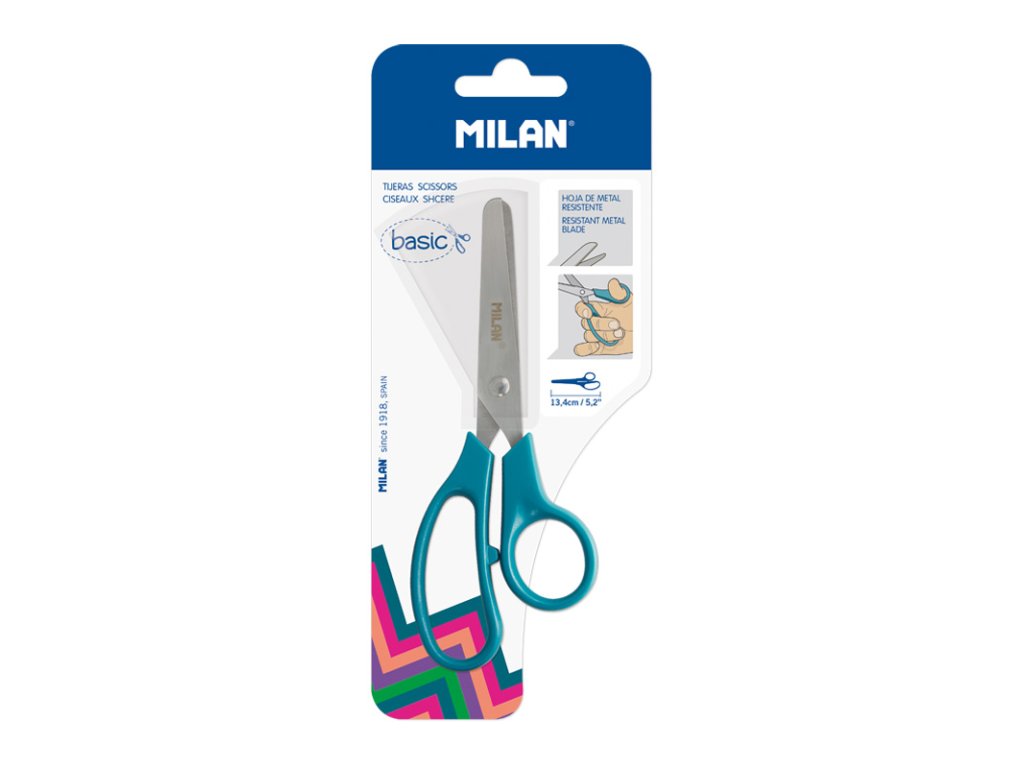 Nožnice MILAN Basic 133mm - blister