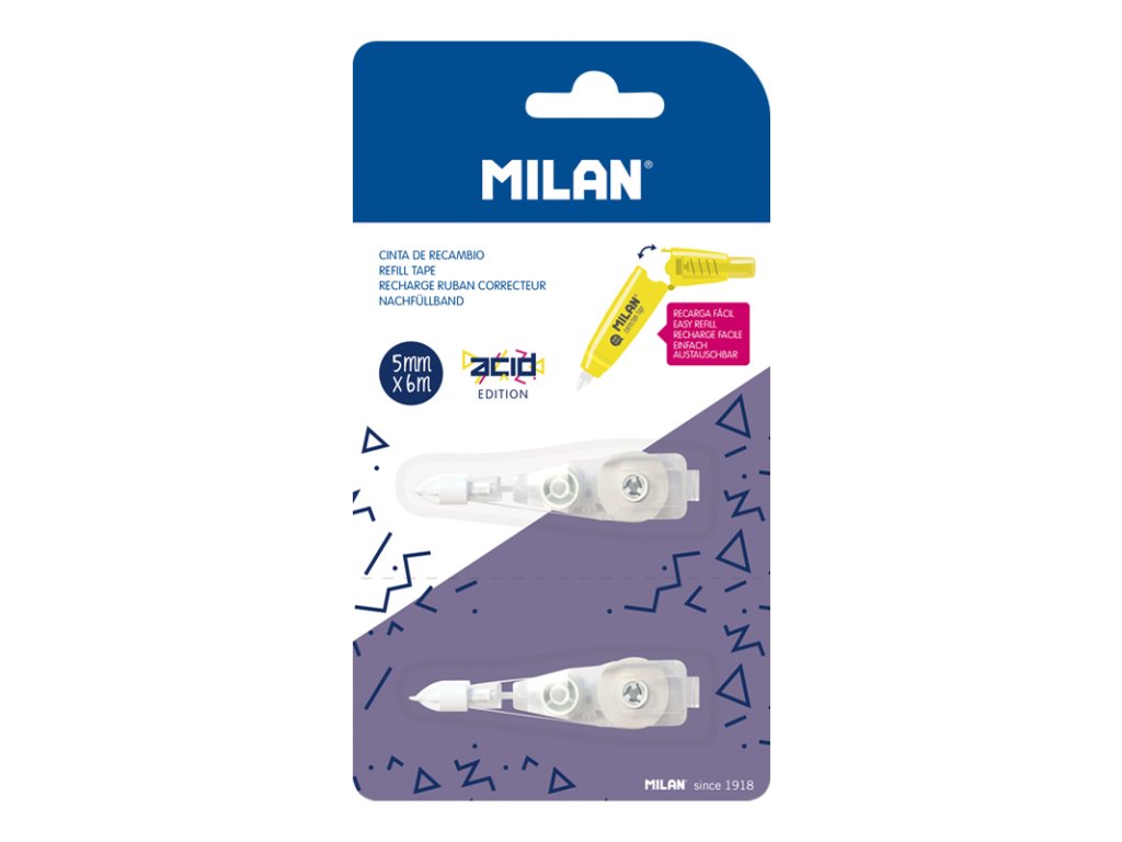 Korektor náplň MILAN Acid 2 x 5 mm x 6 m - blister