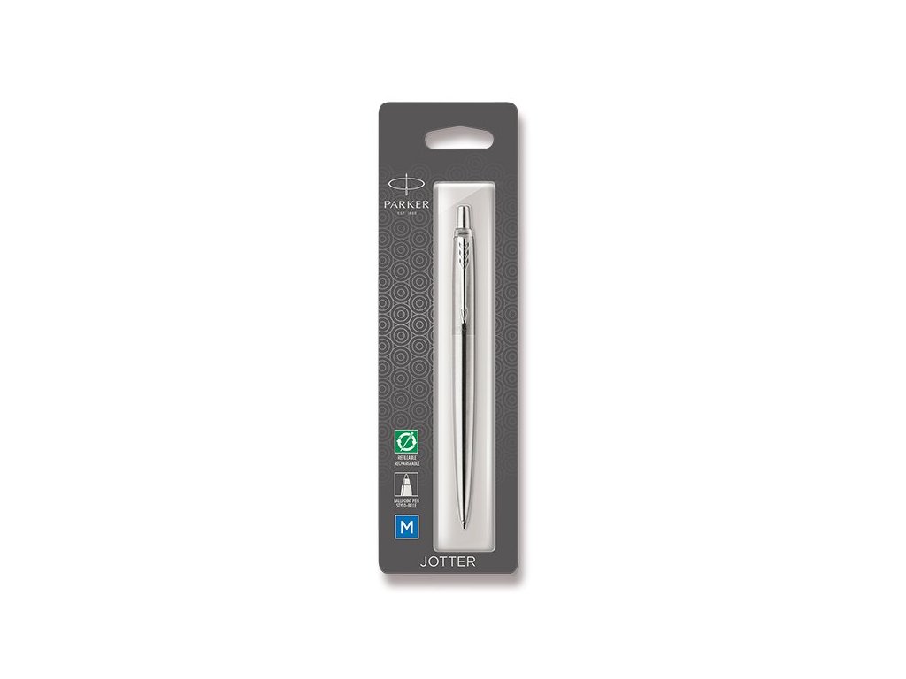 Pero guľôčkové PARKER Jotter Stainless Steel CT - blister