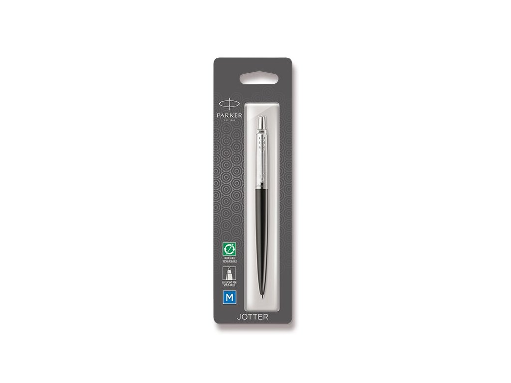 Pero guľôčkové PARKER Jotter Bond Street Black CT - blister