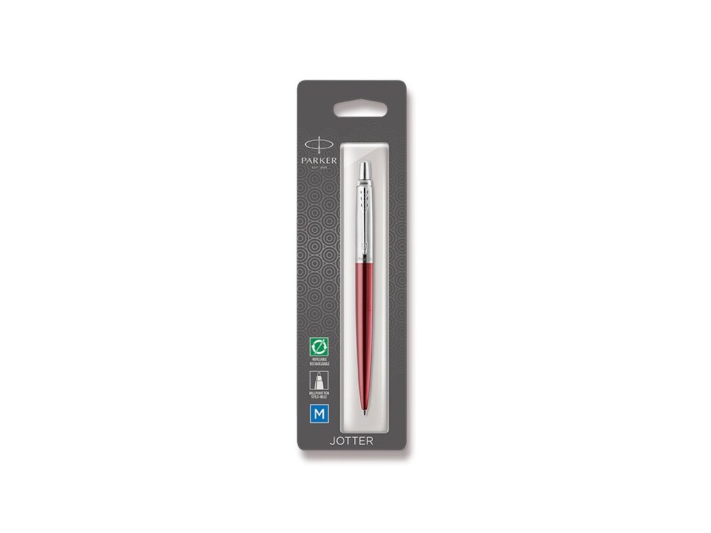Pero guľôčkové PARKER Jotter Kensington Red CT - blister
