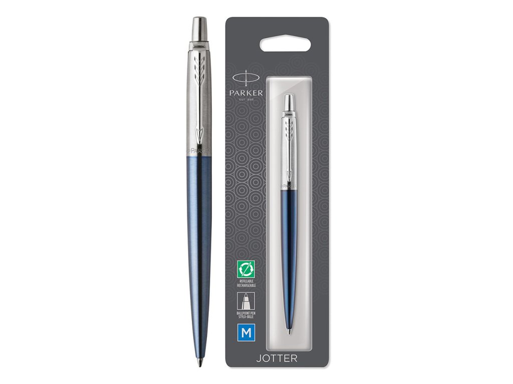 Pero guľôčkové PARKER Jotter Waterloo Blue CT - blister