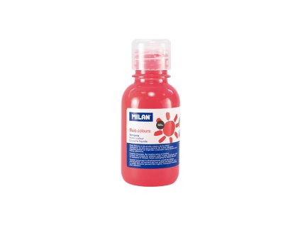 Farba temperová MILAN 125ml Fluo - korálová