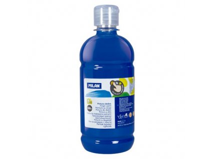 Farba prstová MILAN 500 ml - modrá