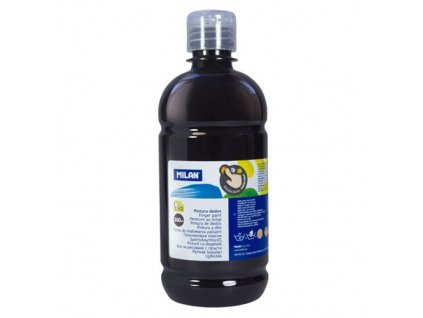 Farba prstová MILAN 500 ml - čierna