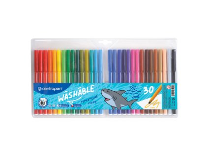 Fixy CENTROPEN 7790 Washable - sada 30 ks