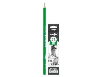 Ceruzka grafitová JUNIOR šesťhranná - tvrdosť H (č.3)