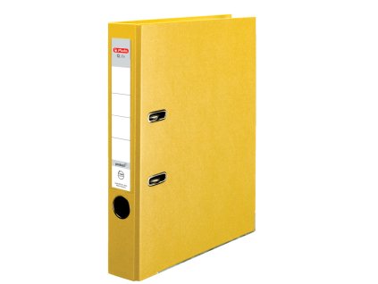Poradač pákový Herlitz A4 50 mm žltý