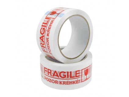 Lepiaca páska 48 mm x 66 m s potlačou - Fragile/Krehké!