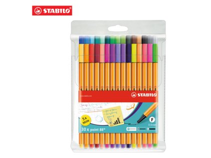 Liner - STABILO point 88 - 30 ks balenie + 5 ks Neon